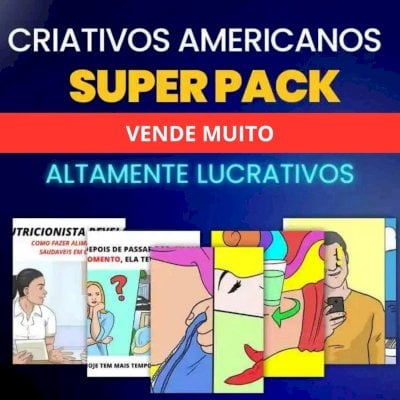 Criativos Americanos Vetorizados - Premium Alta Conversão