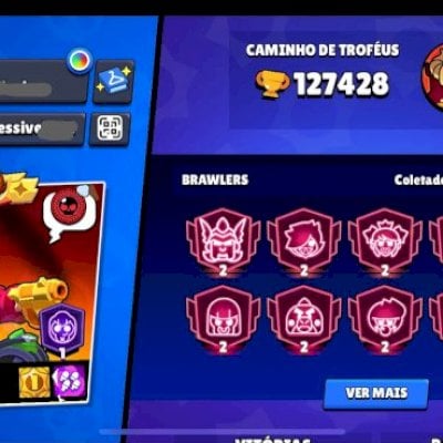 Conta Brawl Stars 127k com fama alienígena