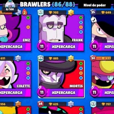 Conta brawl stars super rara 2020 com varias skins ceito negociações não trocas.