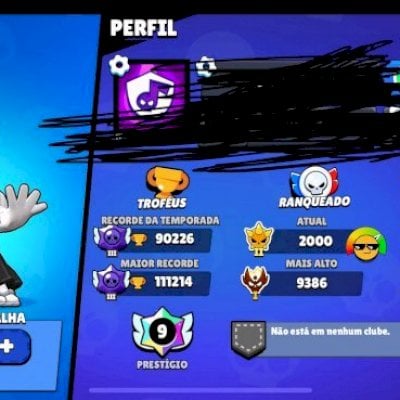 CONTA BRAWL STARS COM VÁRIOS BRAWLERS UPADOS E SKINS!!!!!