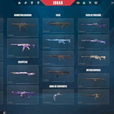 CONTA VALORANT 5 SKINS (PRELÚDIO DO CAOS, VANDAL GAIA), 2 FACAS, OURO 3