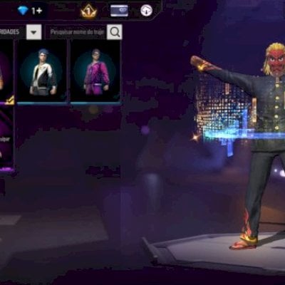 FF LATAM | Mask Sakonji + Emote (Venda Rápida)