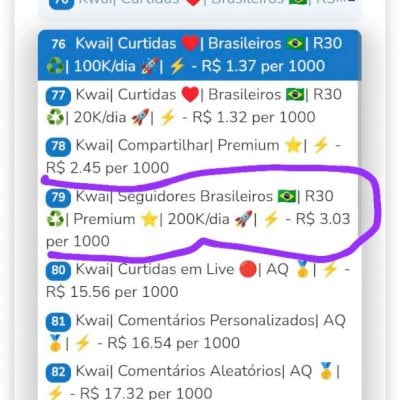 1.000 MIL SEGUIDORES KWAI VALOR 3,03 R$ / BOT CONSEGUIR SEGUIDORES SUPER BARATO