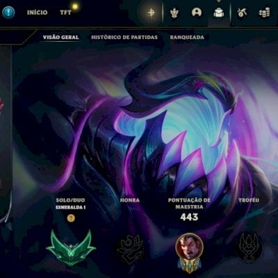 CONTA LEAGUE OF LEGENDS UNICO DONO LV 600