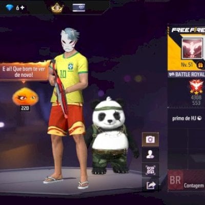 Conta de free fire antiga