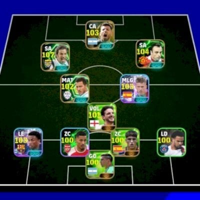 mbl/107del piero,aguero,berbatov,hazard,olmo,a.balde,ney jr.,luis diaz,vini e +