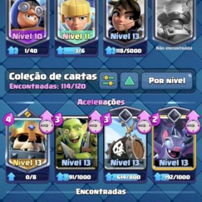 Conta de Clash Royale