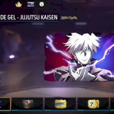 Conta FF 2 Anos | 10x Mestre BR | Kurama + Itadori + Gel Gojo + Evos