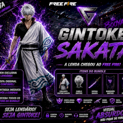 CONJUNTO GITOKE SAKATA LV 15OU+  +TROCA NICK + 20K OURO [NO SEU EMAIL]