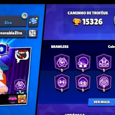 Conta secundária de Brawl Stars 15k Troféus