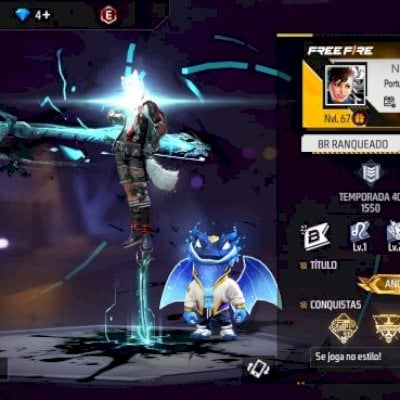 Várias skins de armas e roupas raras