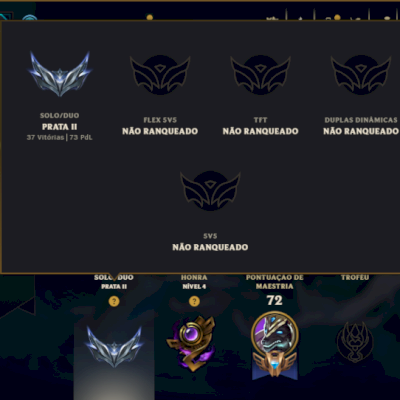 Prata 2 com 65 Champs e 41 Skins