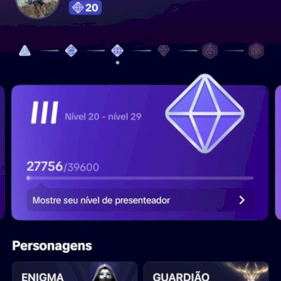 CONTA TIKTOK NIVEL20 presenteadore