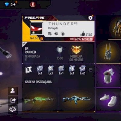 Conta Free Fire 2019