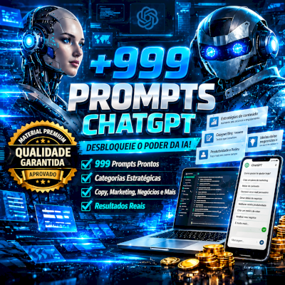 PACK COM + 999 PROMPTS ChatGPT 🤩