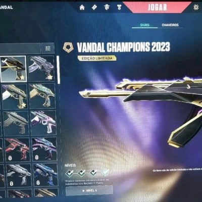 Conta de valorant com varias skins nivel 270