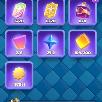 CONTA NIVEL 15, 13 EVOLUÇÕES, +3500 GEMAS, 12K+ DE TROFEUS