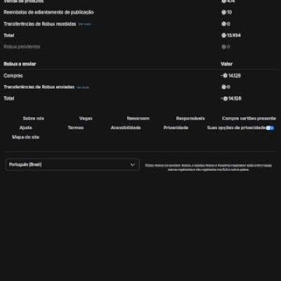 Conta de Roblox Com 14k De Robux gasto no total, Conta vem com 600 ROBUX  🫨