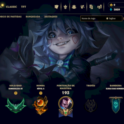 VENDO CONTA DE LOL BOA E BARATA