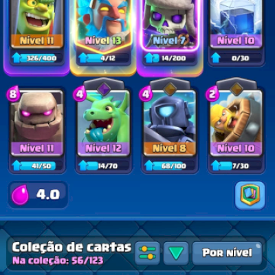 CONTA SUPERCELL COM CLASH ROYALE E OFF CLANS COM COMPROVANTES DE COMPRAS