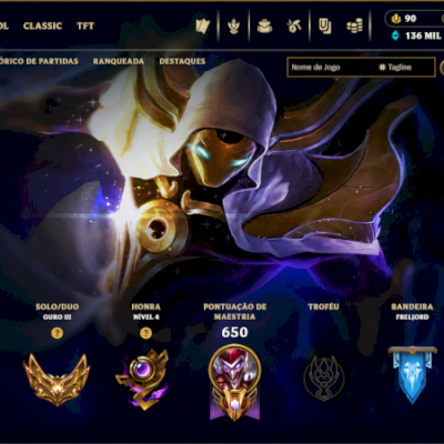 Conta League Of Legends