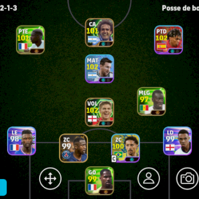 Conta Efootball Força 3087 2 Icons e 2 Showtimes Brabos