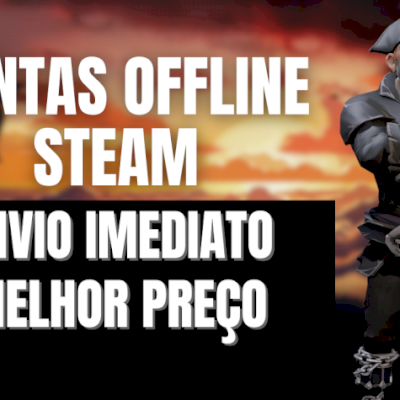 CONTAS OFFLINE STEAM COM JOGOS | JOGOS A SUA ESCOLHA !!!