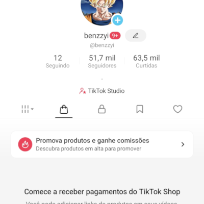 Conta TikTok 51,7K Seguidores | TikTok Shop Ativo | Seguidores Orgânicos