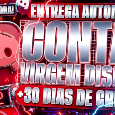 Contas Discord Virgens (-30 Dias) — Entrega Automática & Garantia Total | R222