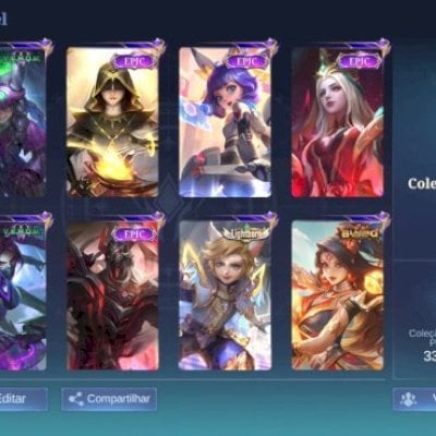 Conta Mobile Legends. Nivel celestial 50