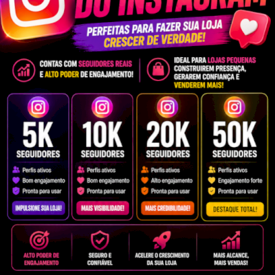 conta instagram 20mil segudires 80mil+vizualizaçoes