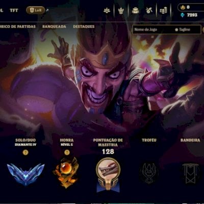 conta d4 smurf 11 skins