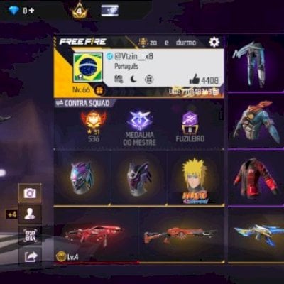 🔥💎 CONTA DE FREE FIRE GEMADA À VENDA 💎🔥