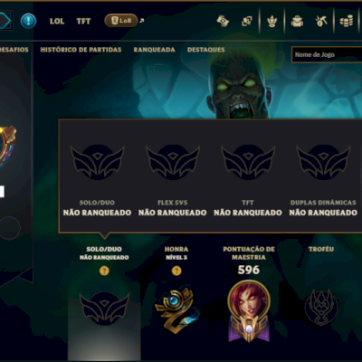 Unranked com TODOS os Champs e 101 Skins ( SUP / JG )