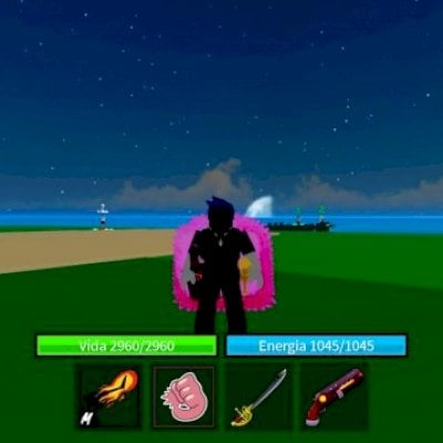 Conta espadachim level 687 blox fruits