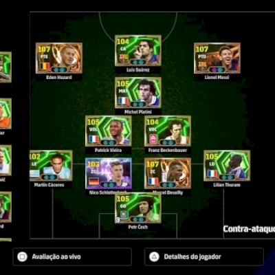 CONTA EFOOTBALL DE PLAYSTATION PRONTA PARA COMPETITIVO