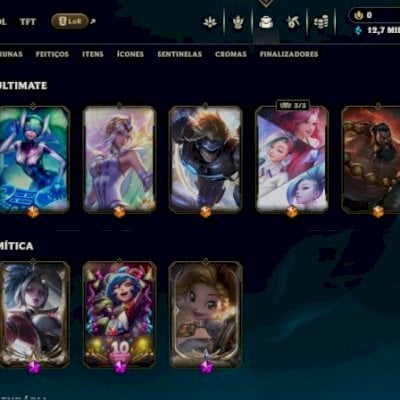 Conta de Legue of Legends mais conta de Valorant