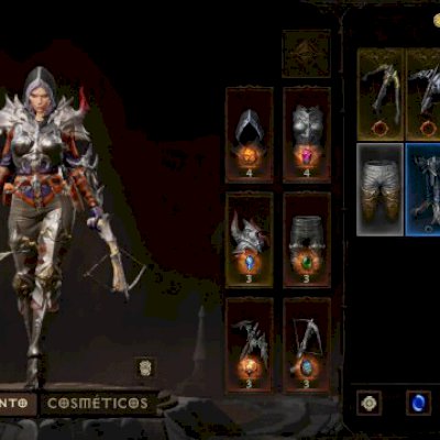Conta diablo imortal lv 48 toda equipada com itens lendários