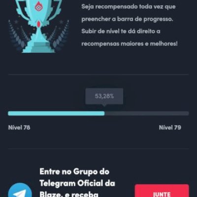 Conta nível 78 Blaze