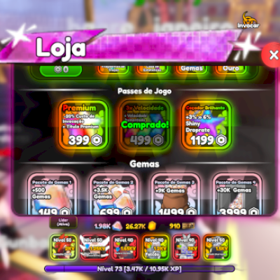 Conta anime squadron intermediária com 3x