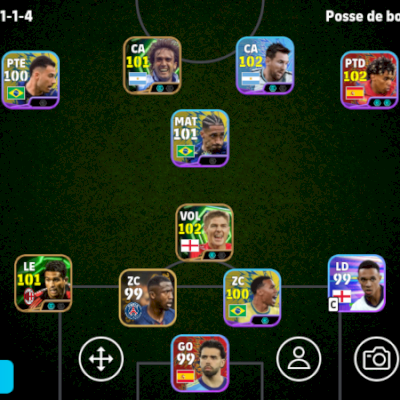 Conta Efootball Força 3101 3 Icons e 2 Showtimes Brabos
