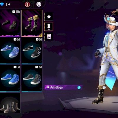 Conta ff com calça angelical feminina vermelha.  Conjunto astrólogo e etc vem!!!