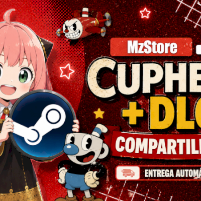 Cuphead + DLC / Steam Offline Compartilhada [Entrega 100% automática]