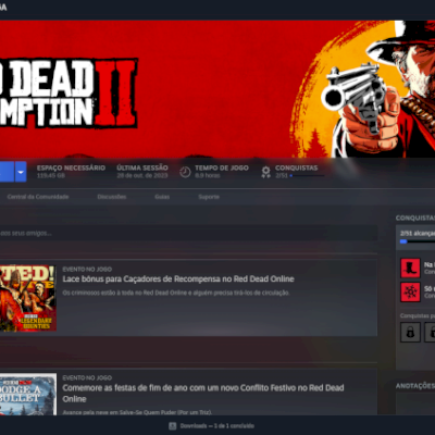 CONTA STEAM COM RED DEAD 2 FULL ACESSO
