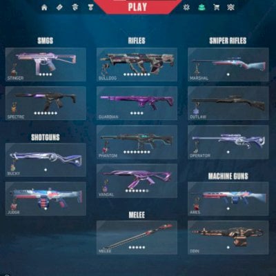 CONTA com várias skins + lâmina rgx totalmente upada