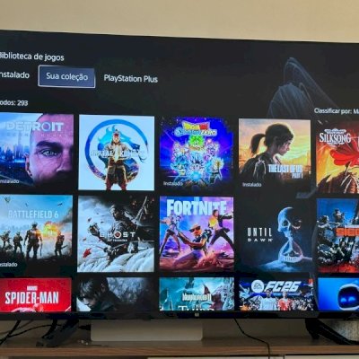 Conta da PSN com um ano de plus extra e muitos jogos e skins