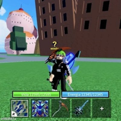 Conta do roblox de blox fruit com kitsune e lvl2000+