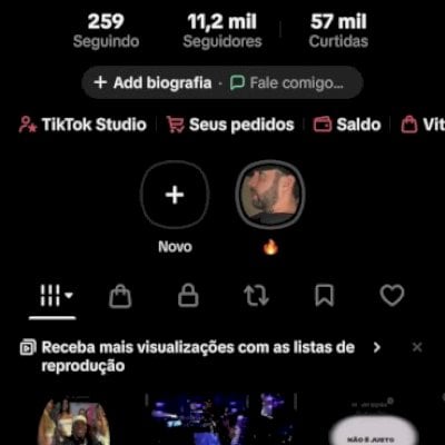 Conta tiktok 11k