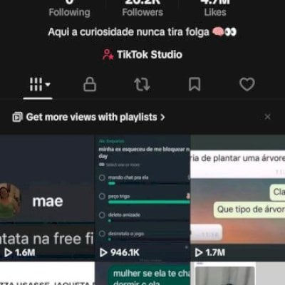 Conta Tiktok +20k, vários vídeos viralizados, pronta pra monetizar