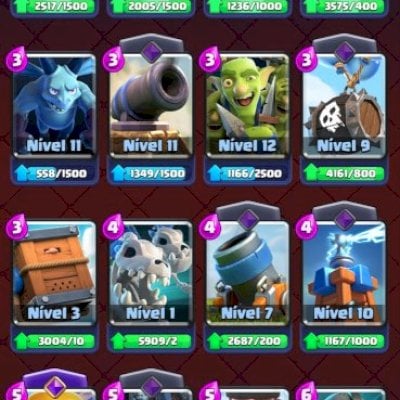 Vendo conta do Clash Royale Nv14 com quase todas as cartas